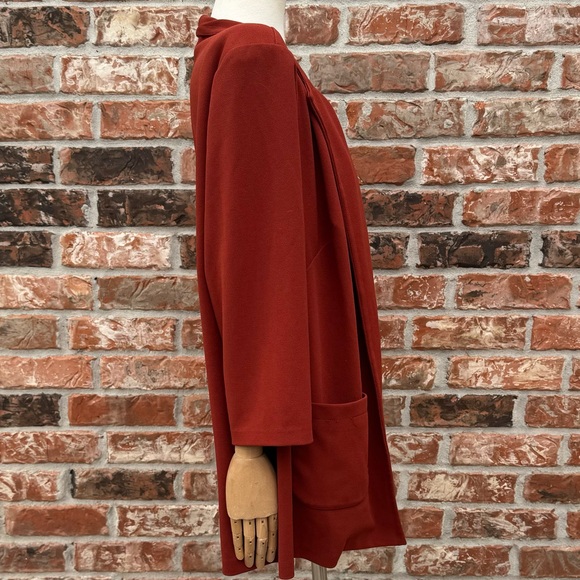 NYCC burnt orange/rust colored sweater with pockets / 1X / Excellent condition - Picture 3 of 9